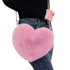 Bolso de hombro - Corazon - Rosado