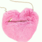 Bolso de hombro - Corazon - Rosado
