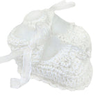Set Zapatitos y vincha - Hilo Algodón - Perla
