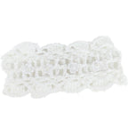 Set Zapatitos y vincha - Hilo Algodón- Blanco