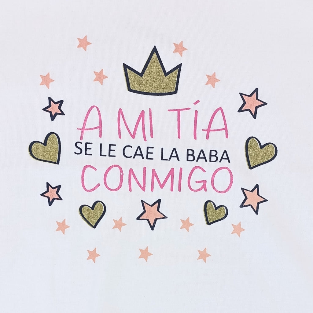 Body Bebé Manga Corta - A mi tia se le cae la baba - N307