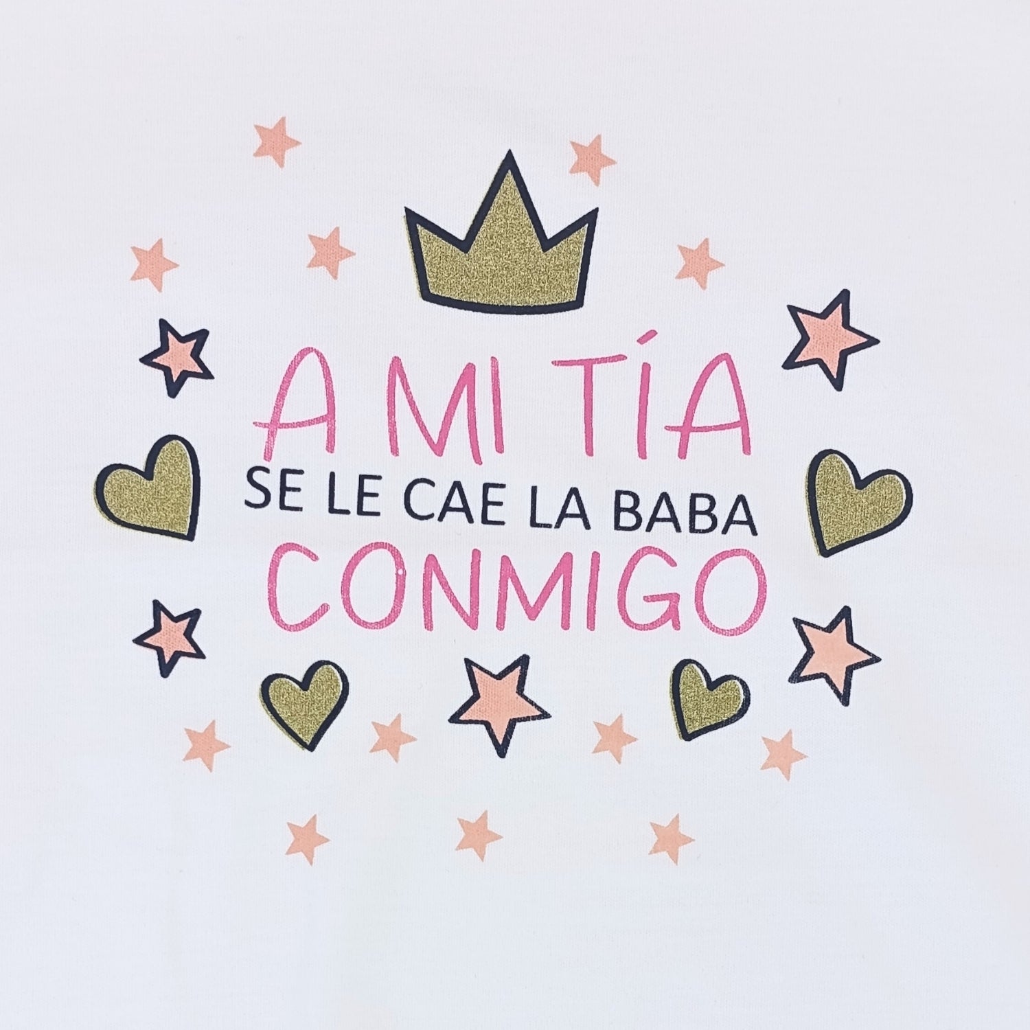 Body Bebé Manga Corta - A mi tia se le cae la baba - N307