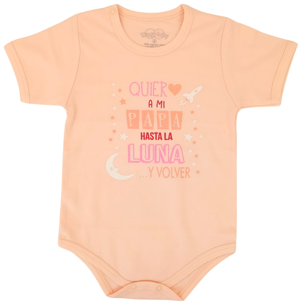 Body Bebé Manga Corta - Quiero a mi papa - N309
