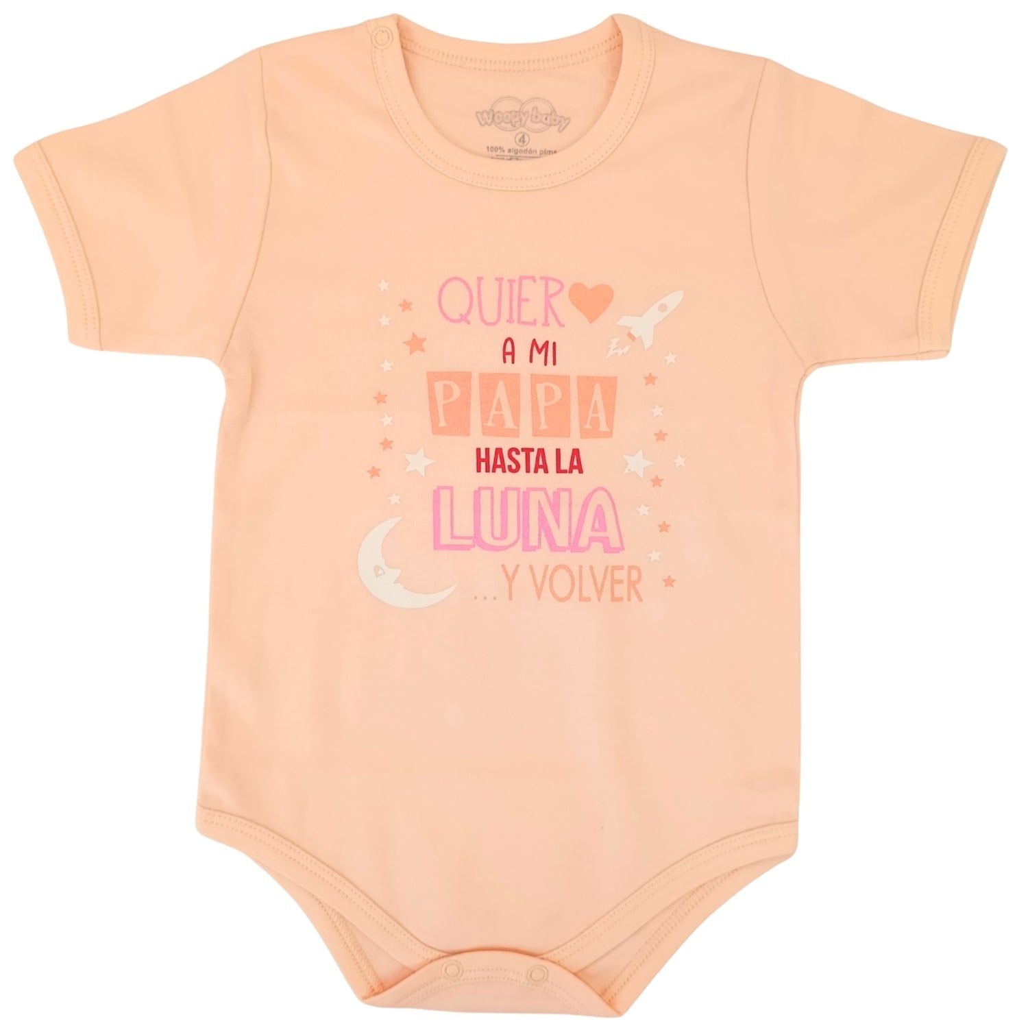 Body Bebé Manga Corta - Quiero a mi papa - N309