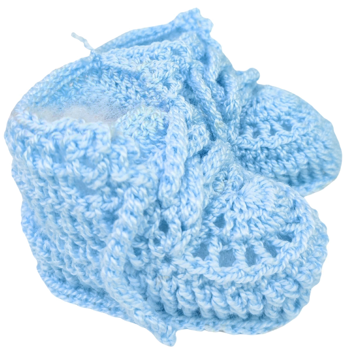 Zapatos Hilo Algodón - Celeste