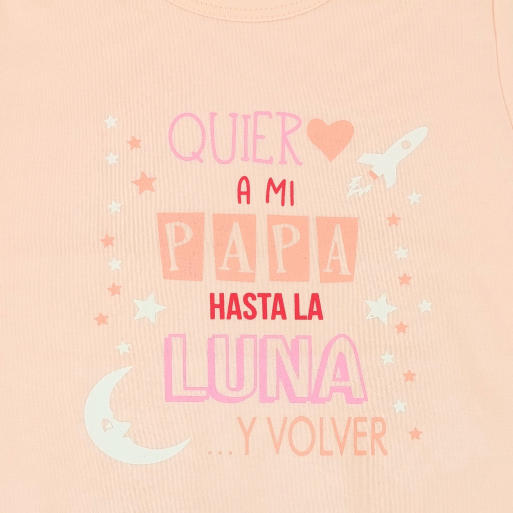 Body Bebé Manga Corta - Quiero a mi papa - N309