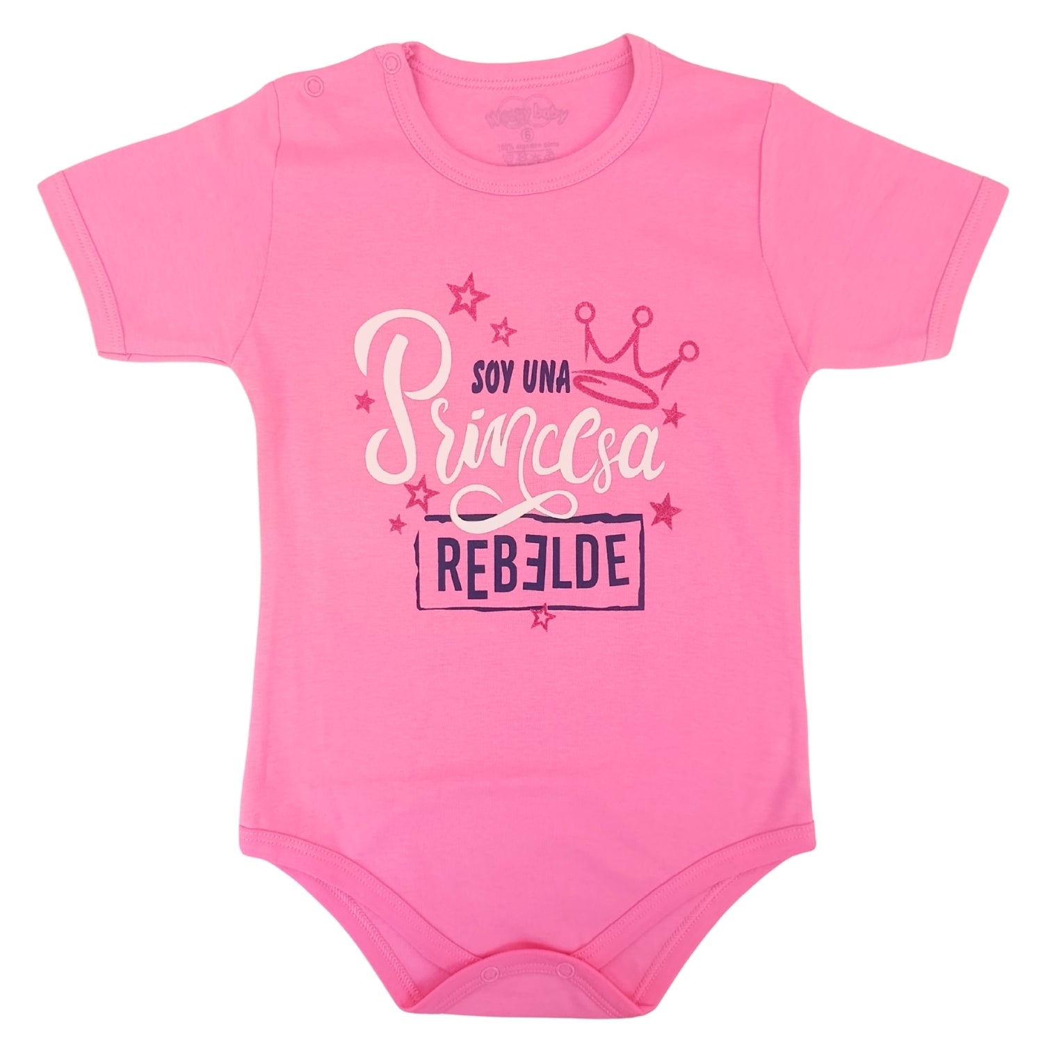 Body Bebé Manga Corta - Soy una princesa rebelde - N311