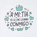 Body Bebé Manga Corta - A mi tia se le cae la baba - N313