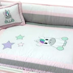Set de Cuna y 4 protectores - Prestige - El unicornio