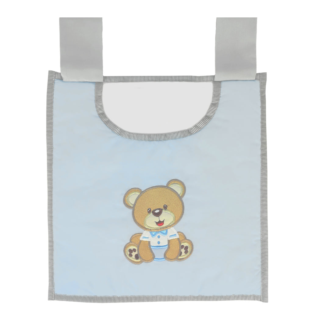 Organizador para cuna - El Osito - Celeste