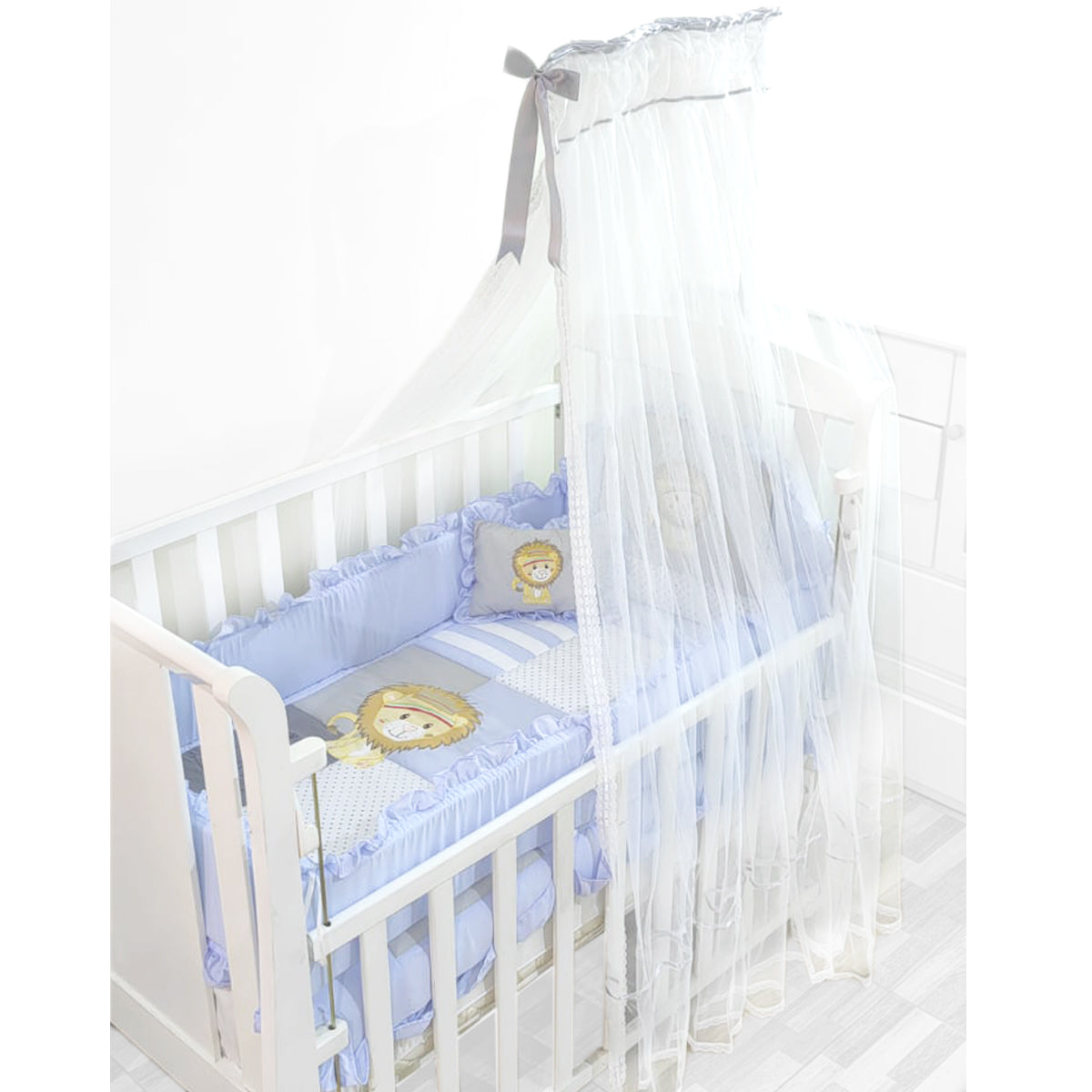 Tul para cuna - Gris