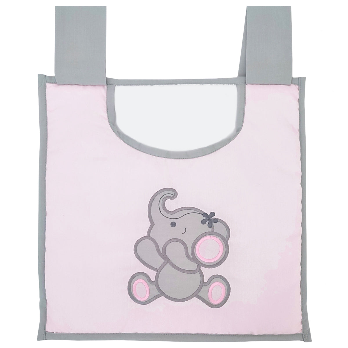 Organizador para cuna - Elefante - Rosado