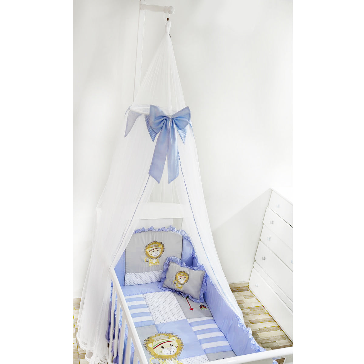 Dosel para cuna - Celeste