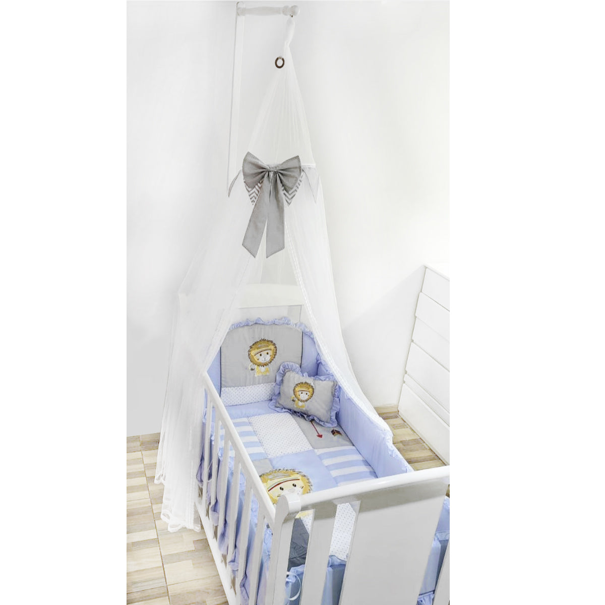 Dosel para cuna - Gris