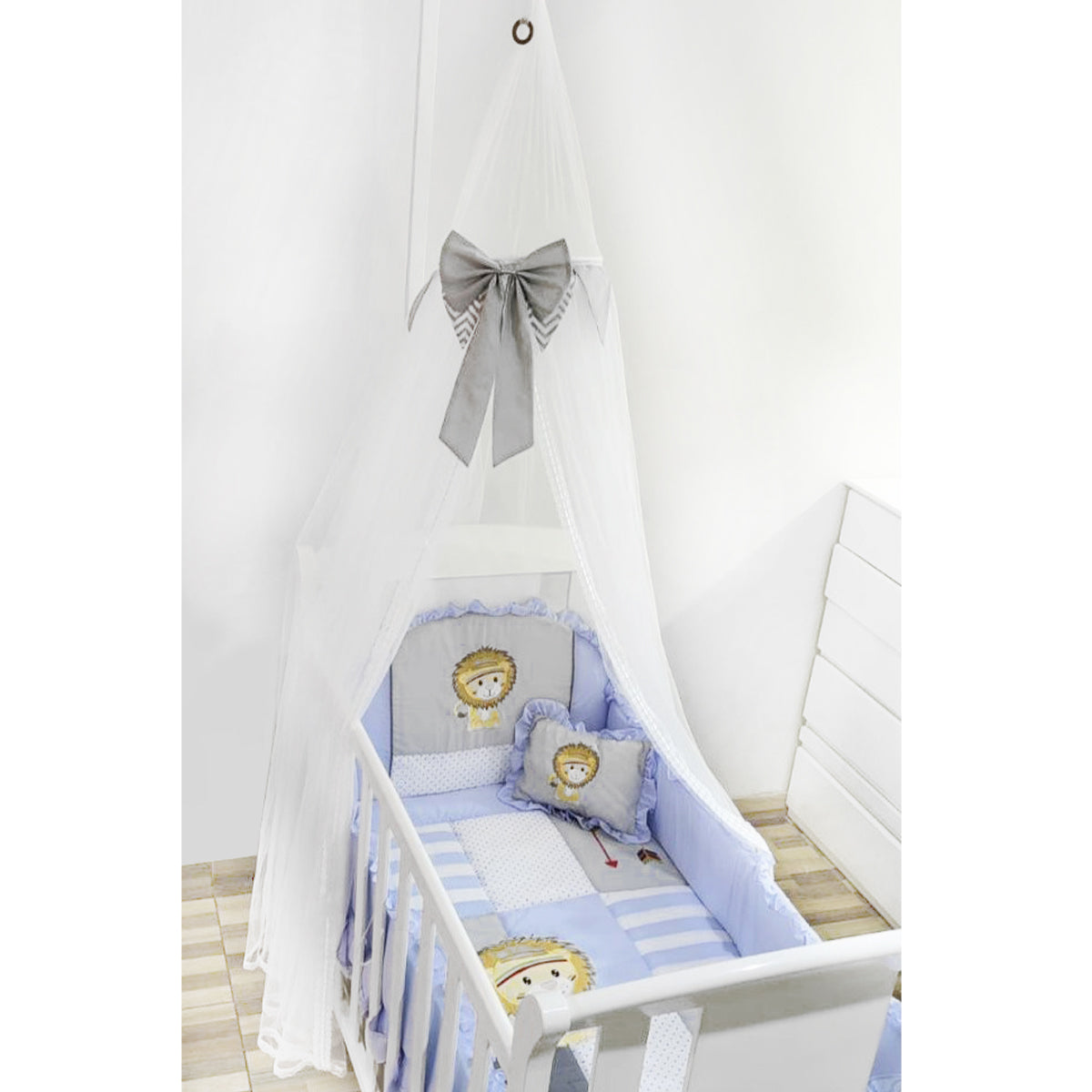 Dosel para cuna - Gris