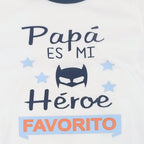 Body Bebé Manga Corta - Papa es mi heroe - N319