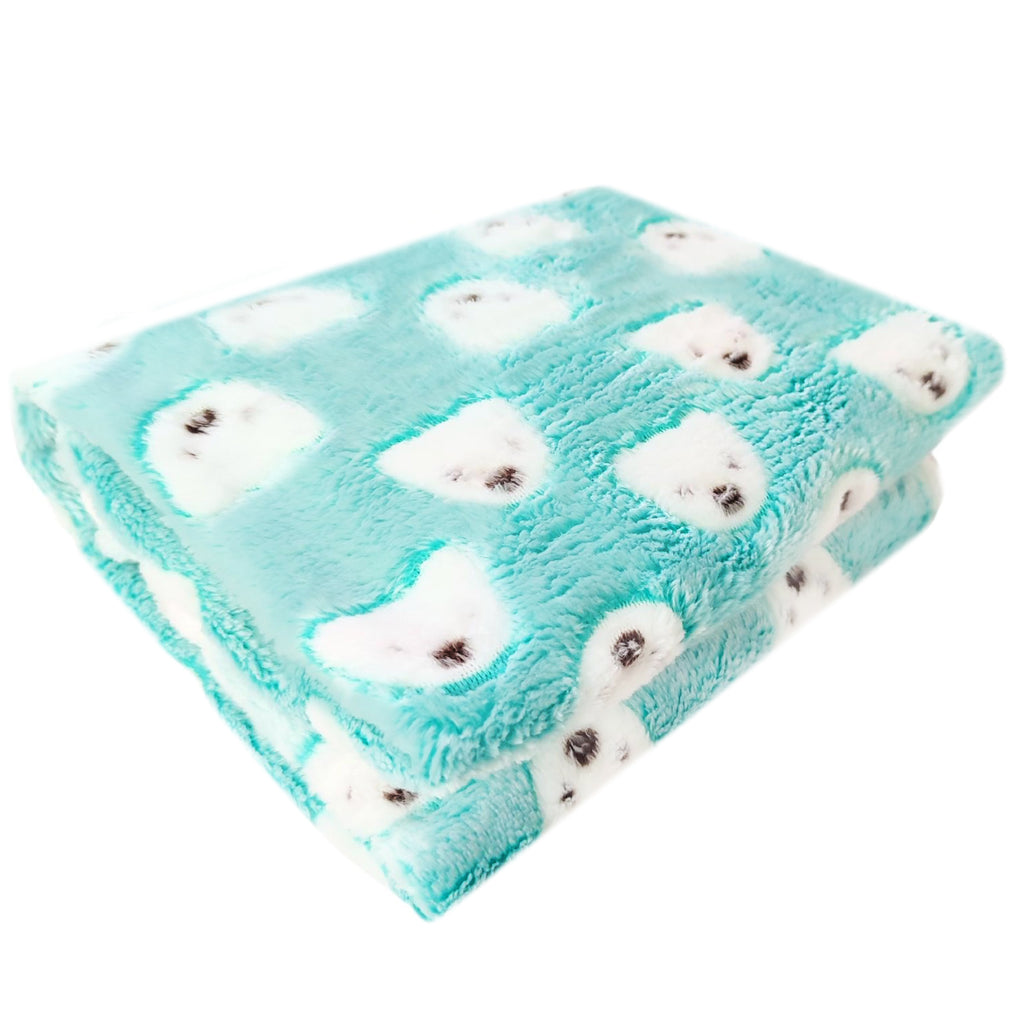 Colcha Bebe Felpa - Ositos - Verde