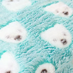 Colcha Bebe Felpa - Ositos - Verde