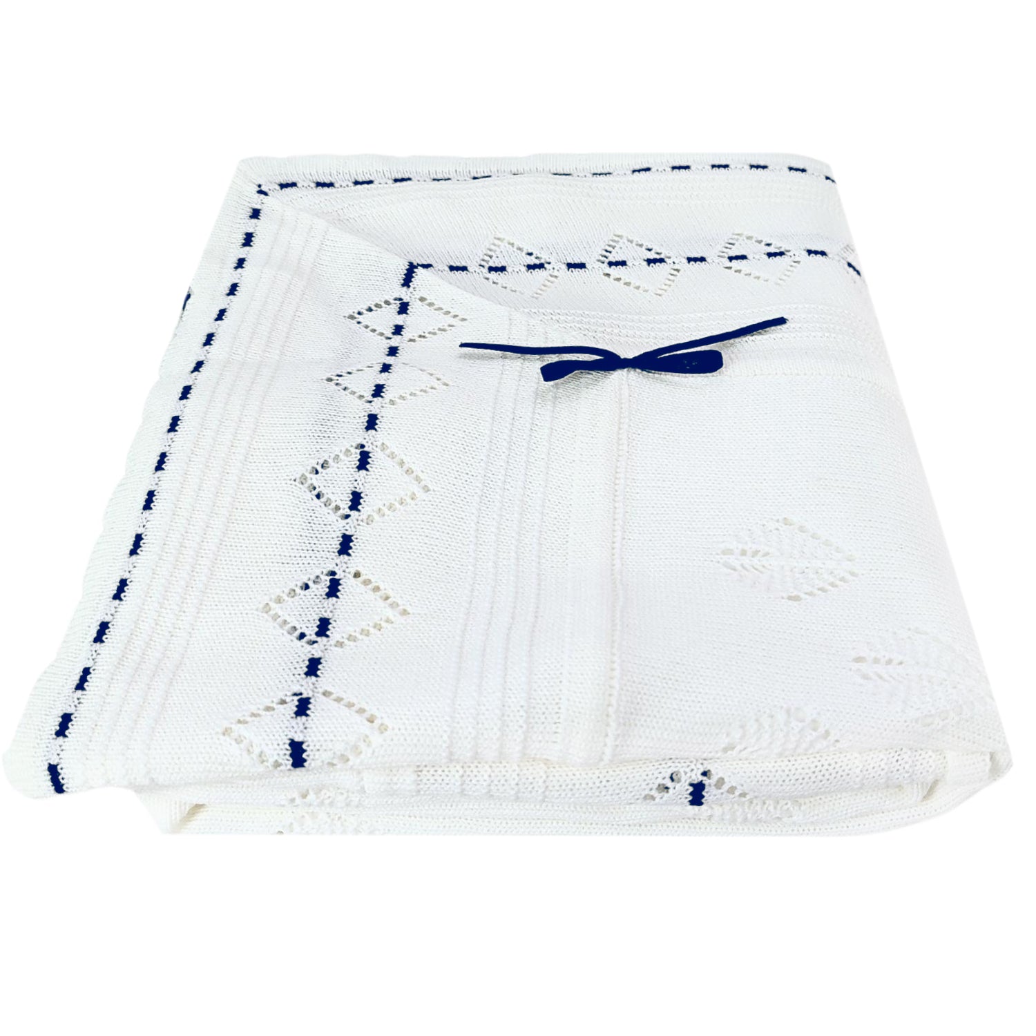 Colcha bebé Hilo Tacto con algodon - Blanco