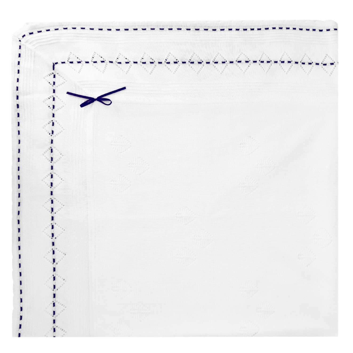 Colcha bebé Hilo Tacto con algodon - Blanco