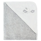 Set Toalla - Osito - Gris Blanco