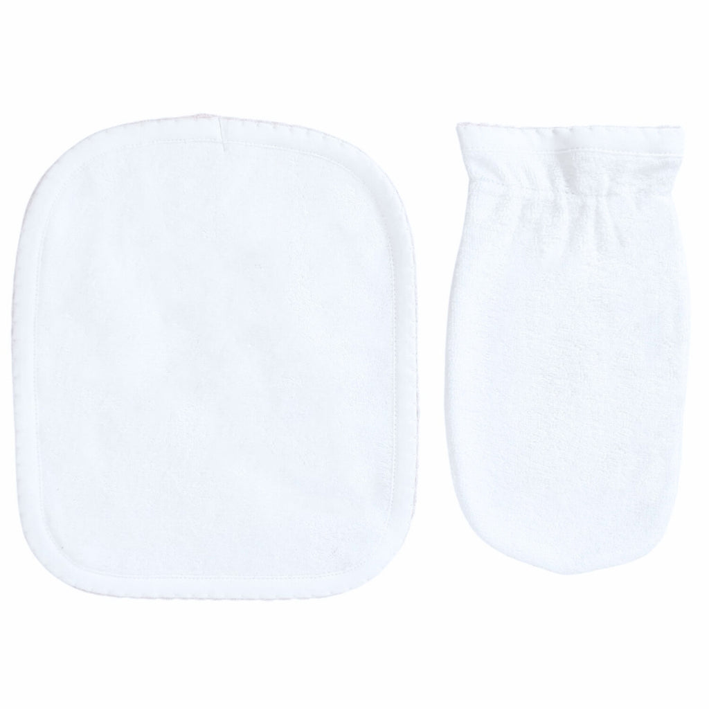 Set Toalla - Osito - Celeste Blanco