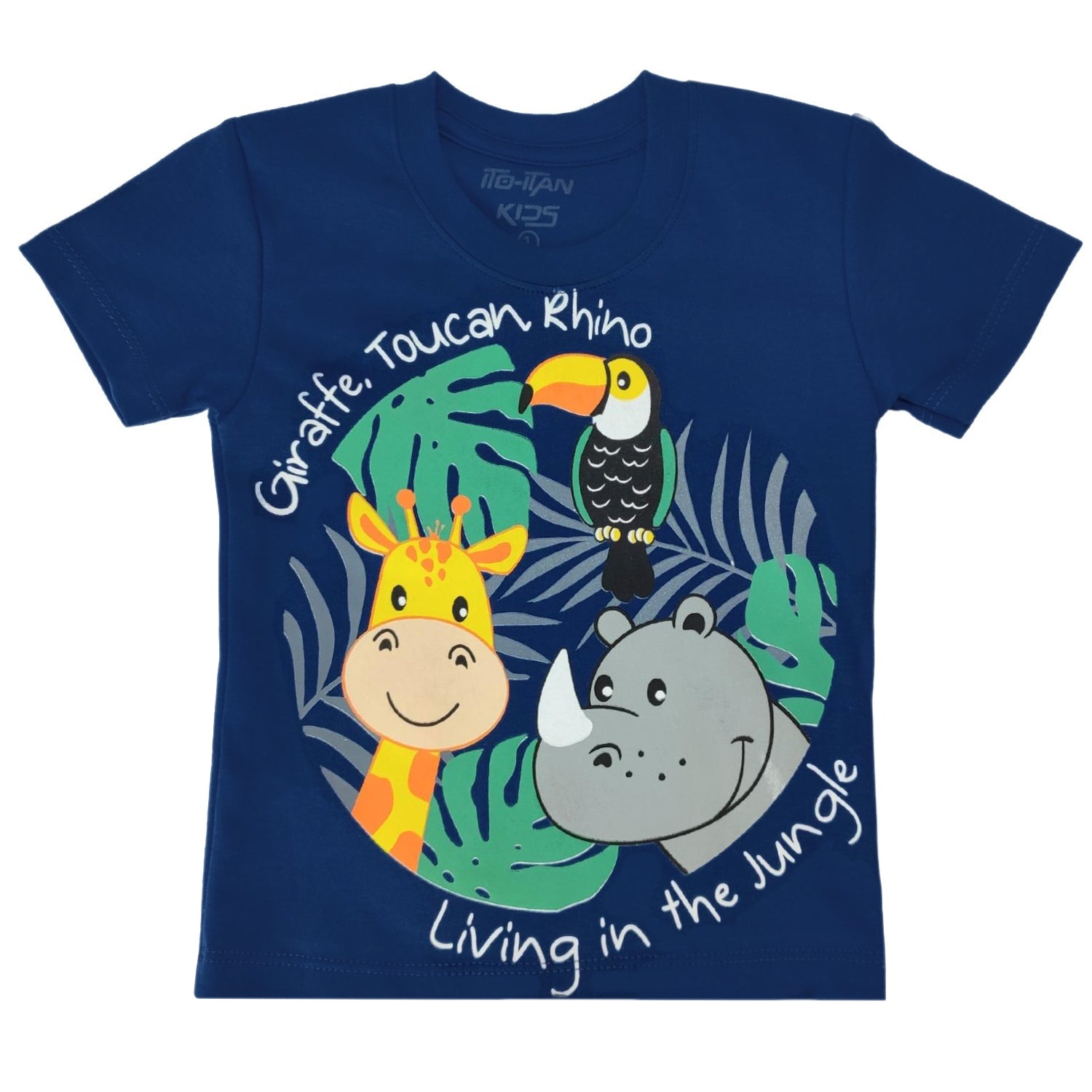 Conjunto bebé - Polo Short - Safari - Azul