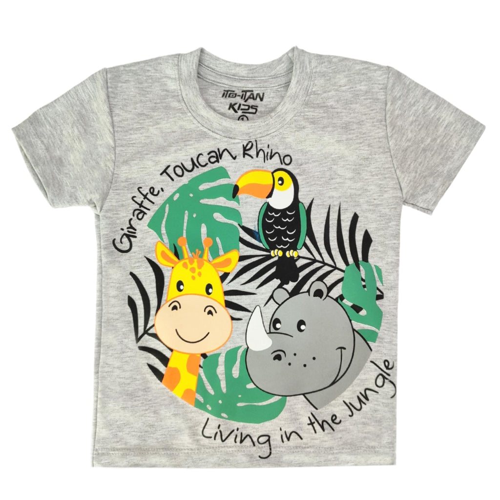 Conjunto bebé - Polo Short - Safari - Gris