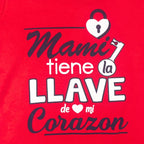 Body Bebé Manga Corta - Mami tiene la llave - N323