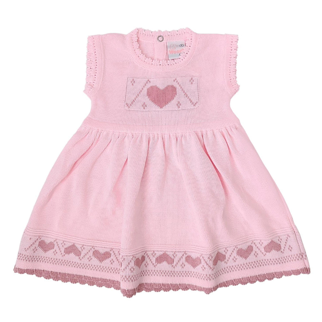 Conjunto Vestido Hilo - 3 piezas - Rosado
