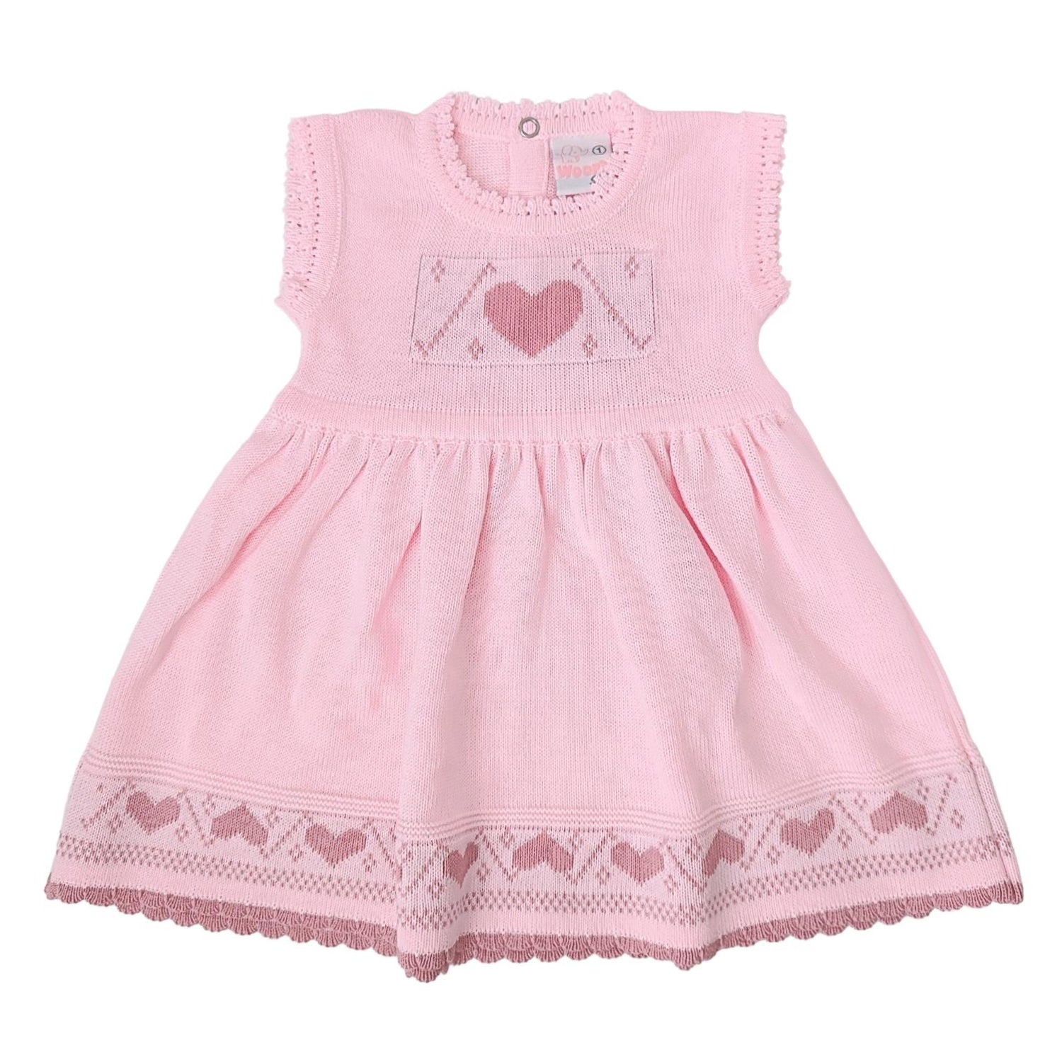Conjunto Vestido Hilo - 3 piezas - Rosado