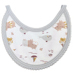 Pack de 3 Baberos en algodón y felpa - Niño