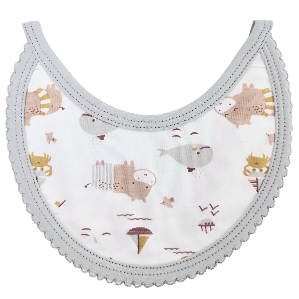 Pack de 3 Baberos en algodón y felpa - Niño