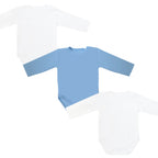 Set 3 Bodys bebé 100% algodón Niño