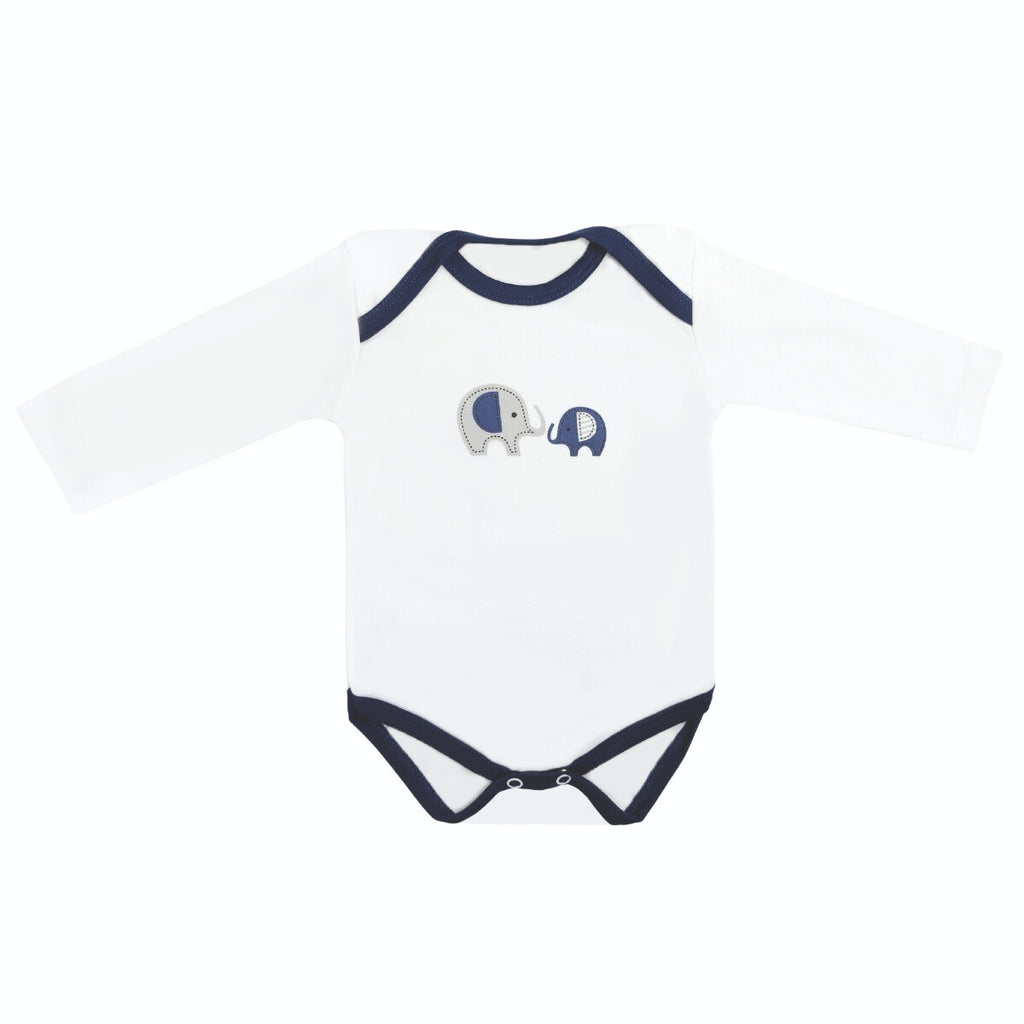 Ajuar Algodón - Elefante - 6 piezas - Azul noche G - Talla RN