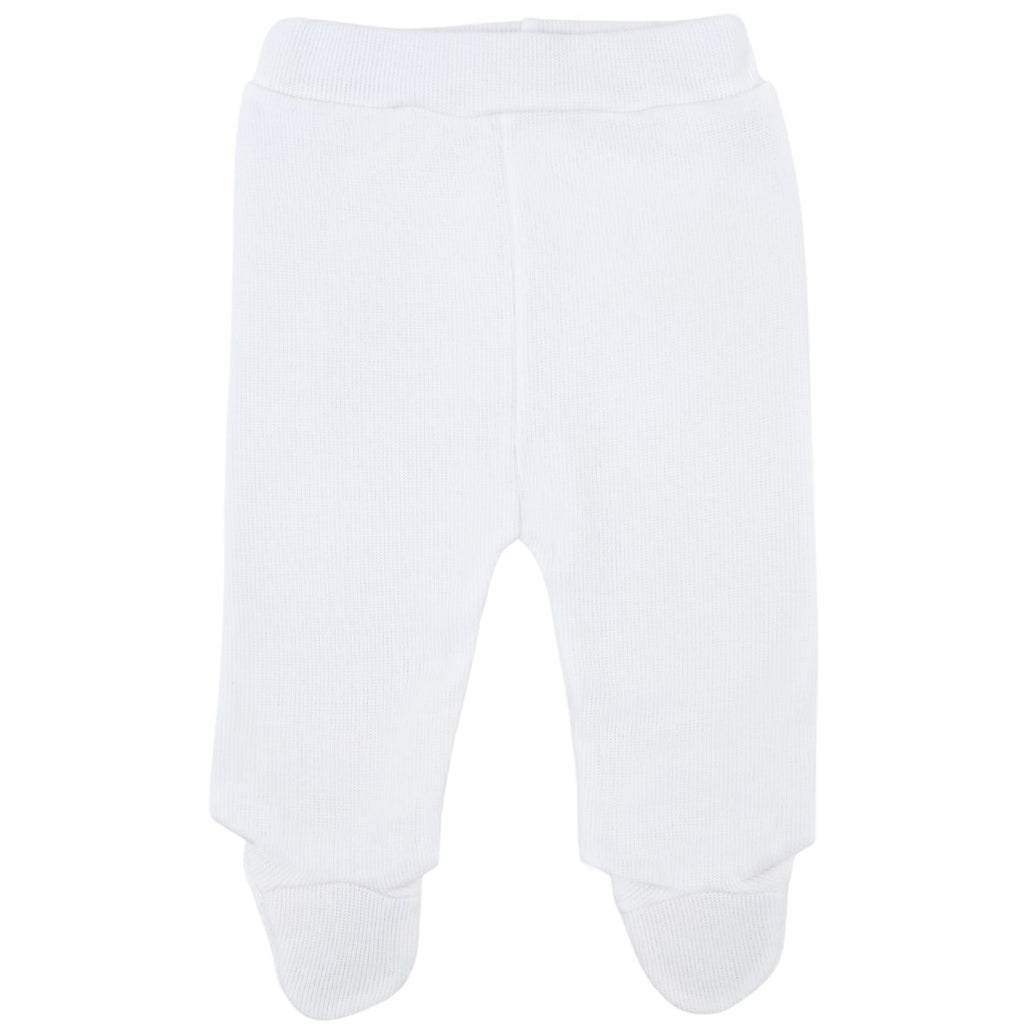 Conjunto Bebe - punto ingles - Amigos V2 - Blanco