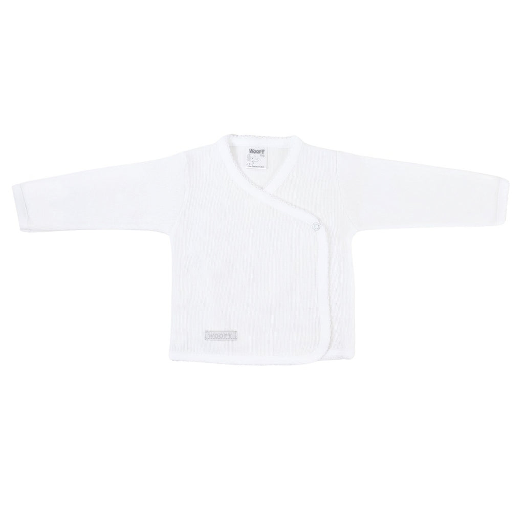 Conjunto Bebe - punto ingles - Amigos V2 - Blanco