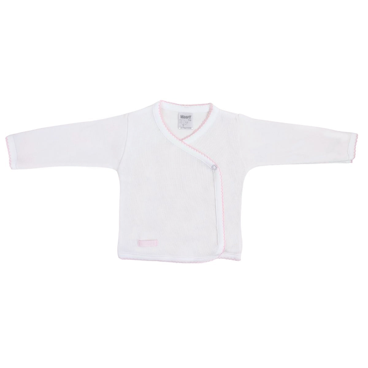 Conjunto Bebe - punto ingles - Amigos V2 - Blanco-Rosado