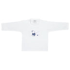 Conjunto Bebe - punto ingles - Amigos V2 - Plomo-Azul