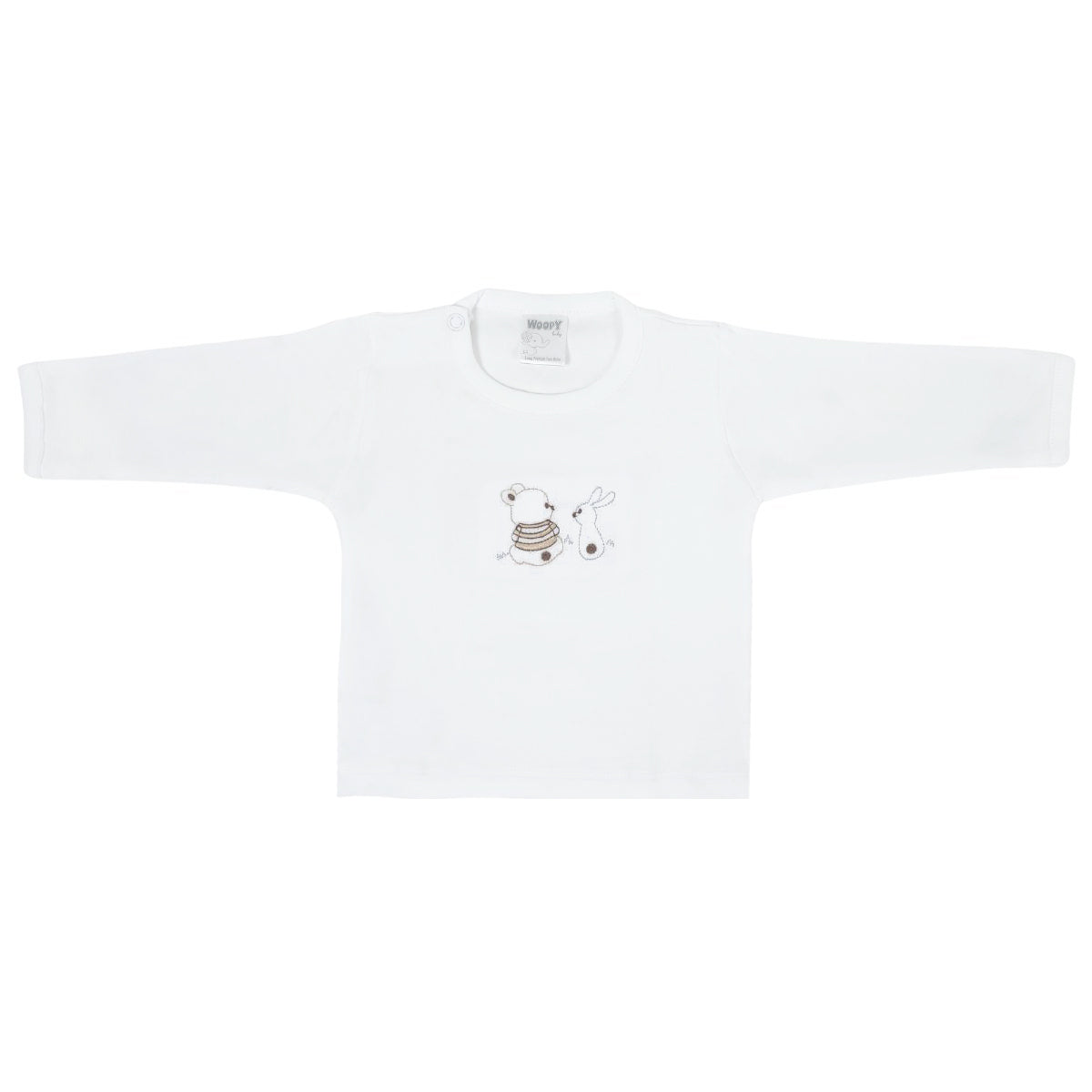 Conjunto Bebe - punto ingles - Amigos V2 - Crema-Beige