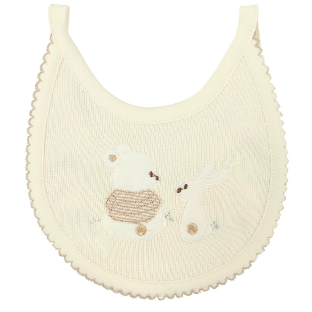 Conjunto Bebe - punto ingles - Amigos V2 - Crema-Beige