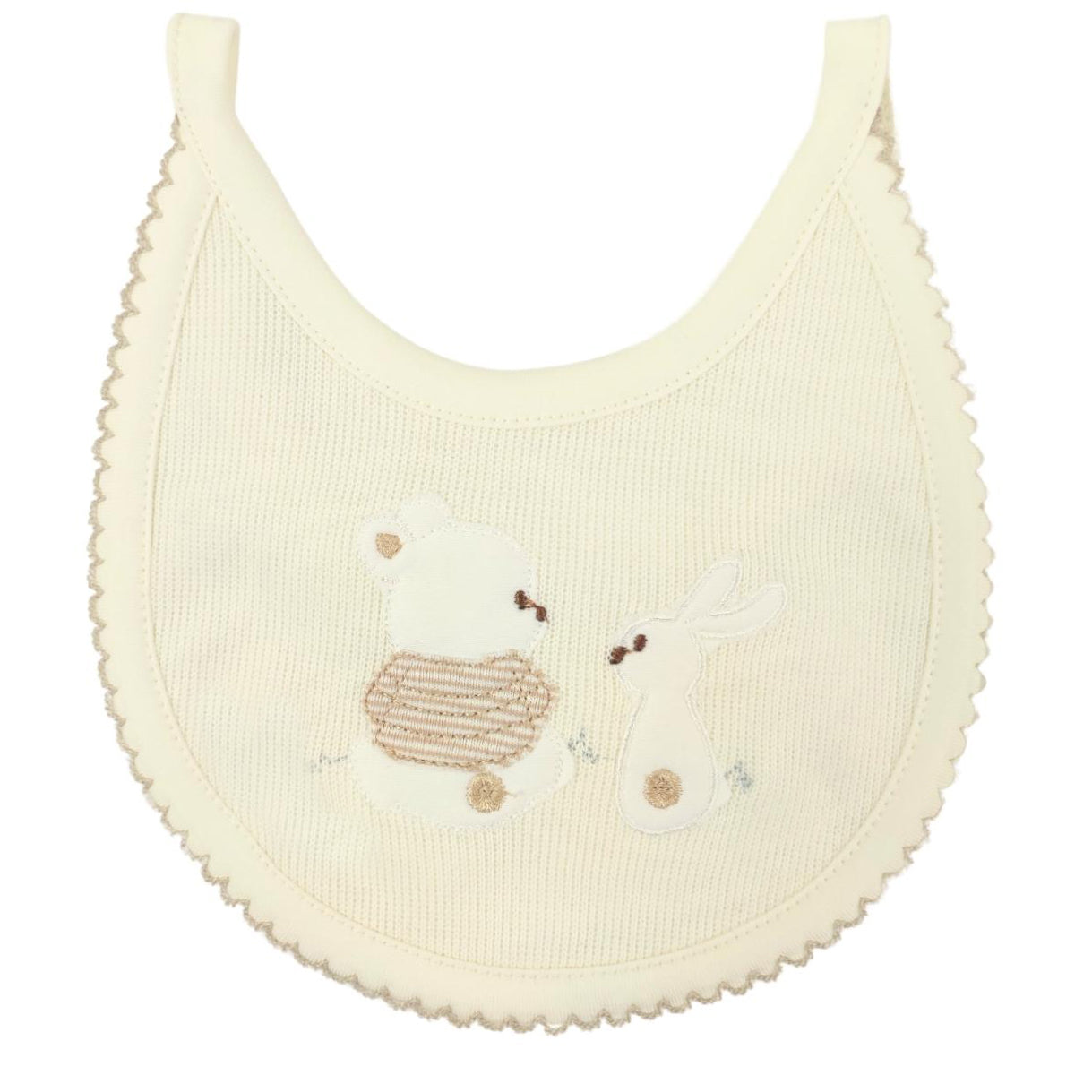 Conjunto Bebe - punto ingles - Amigos V2 - Crema-Beige
