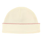 Conjunto Bebe - punto ingles - Amigos V2 - Crema-Palo rosa