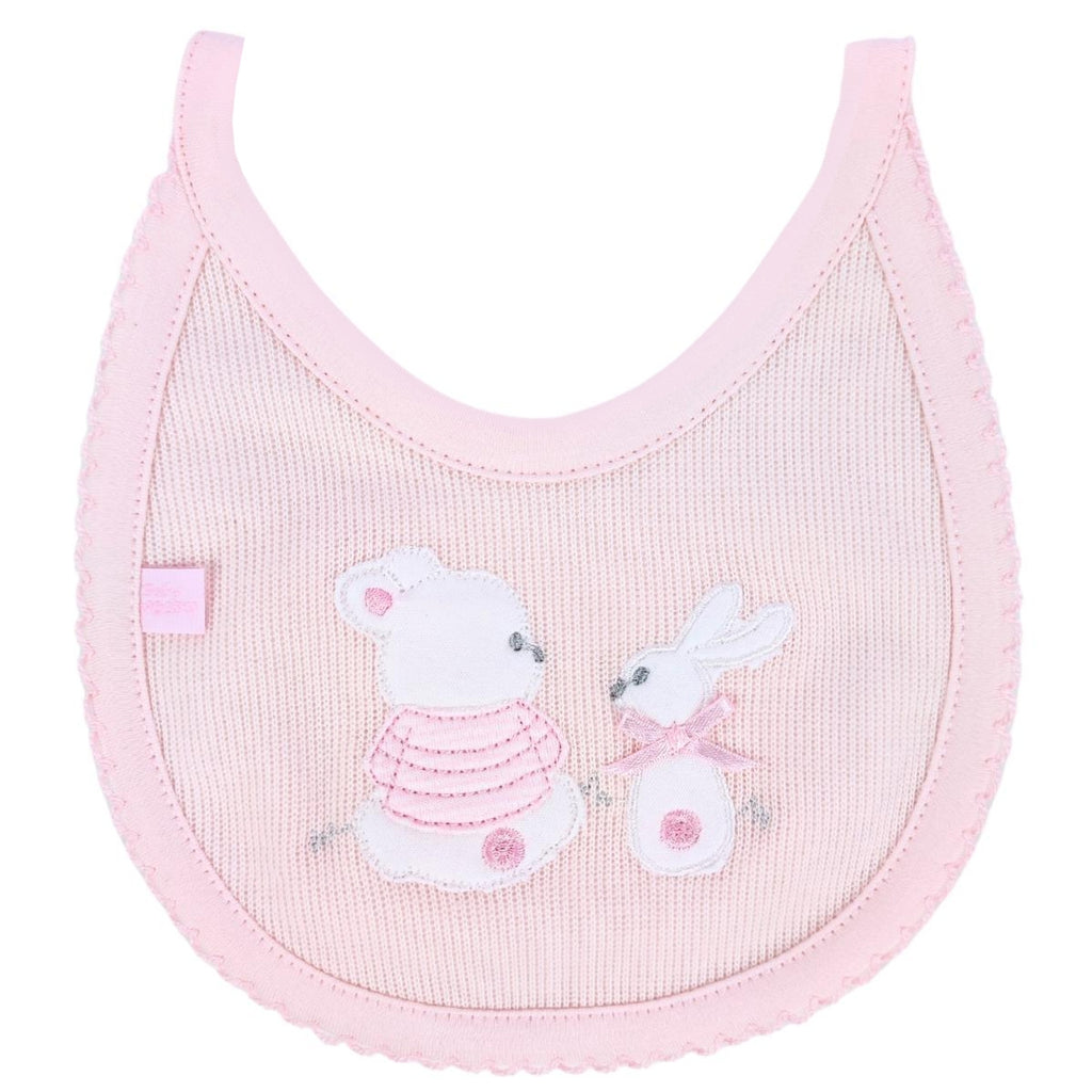 Conjunto Bebe - punto ingles - Amigos V2 - Rosado