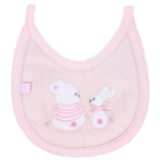 Conjunto Bebe - punto ingles - Amigos V2 - Rosado