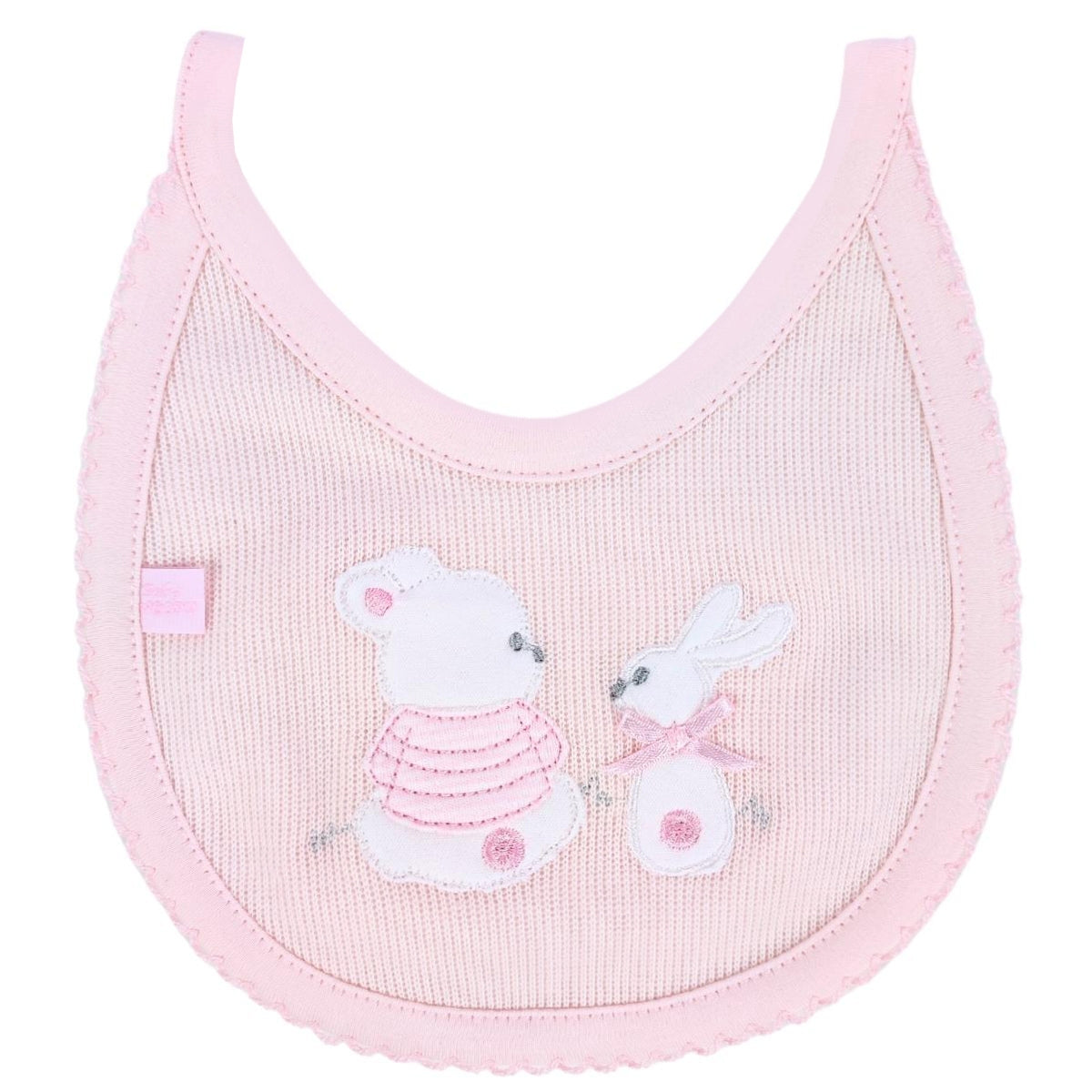 Conjunto Bebe - punto ingles - Amigos V2 - Rosado