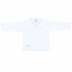 Conjunto Bebe - punto ingles - Amigos V2 - Blanco-Celeste