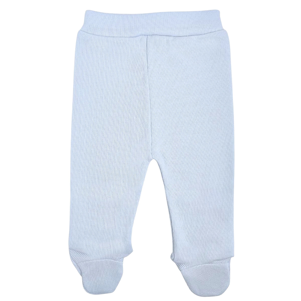 Conjunto Bebe - punto ingles - Amigos V2 - Blanco-Celeste