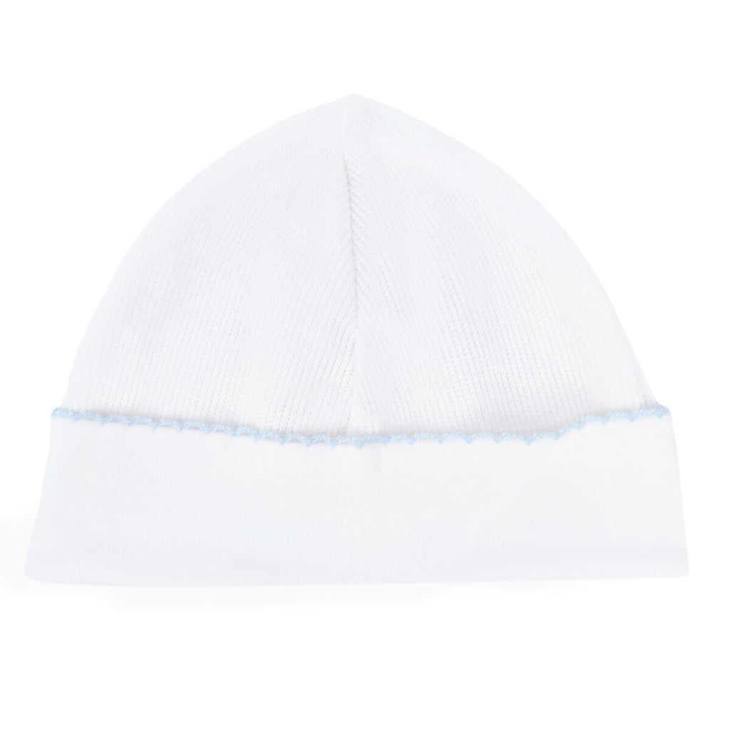 Conjunto Bebe - punto ingles - Amigos V2 - Blanco-Celeste