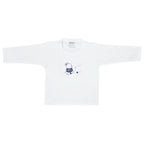 Conjunto Bebe - punto ingles - Amigos V2 - Blanco-Azul